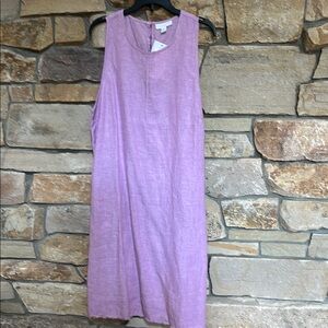 Charter Club Sleeveless Crew Neck Sundress